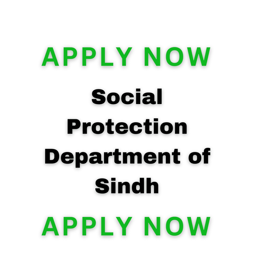 Social Protection Department Of Sindh