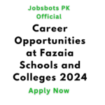 Career Opportunities At Fazaia Schools And Colleges 2024