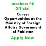 Career Opportunities At The Ministry Of Foreign Affairs Government Of Pakistan
