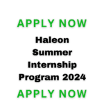 Haleon Summer Internship Program 2024