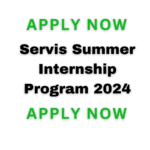 Servis Summer Internship Program 2024