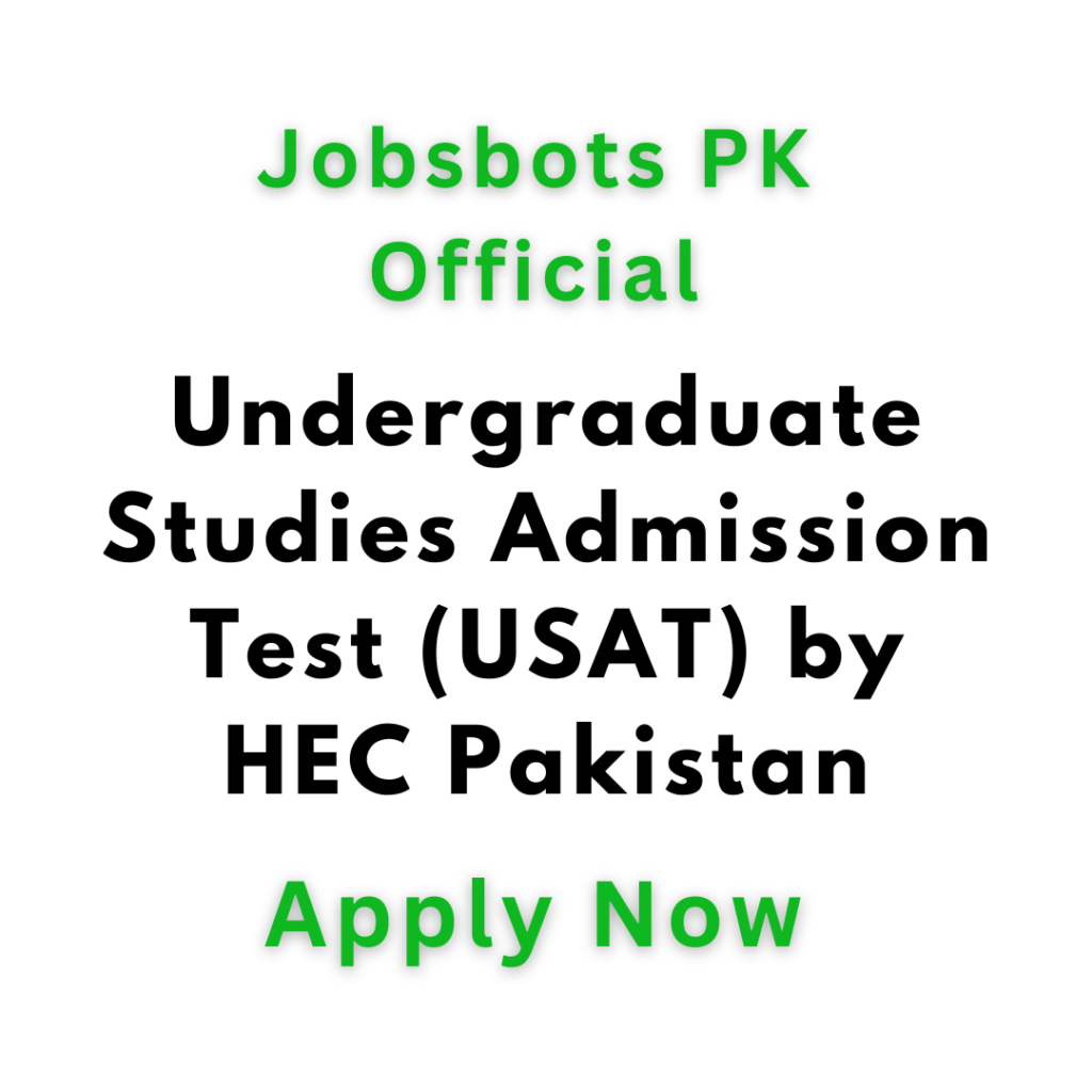 Undergraduate Studies Admission Test (Usat) By Hec Pakistan