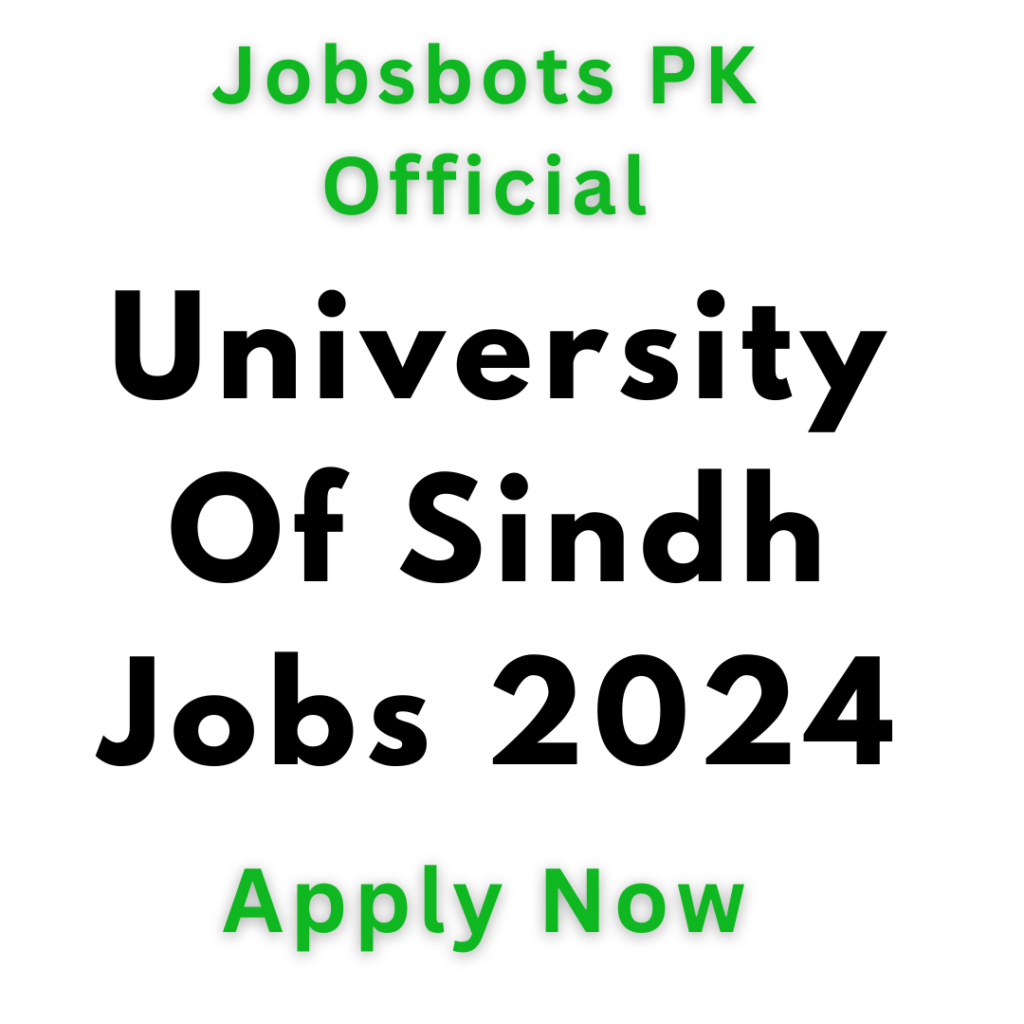 University Of Sindh Jobs 2024