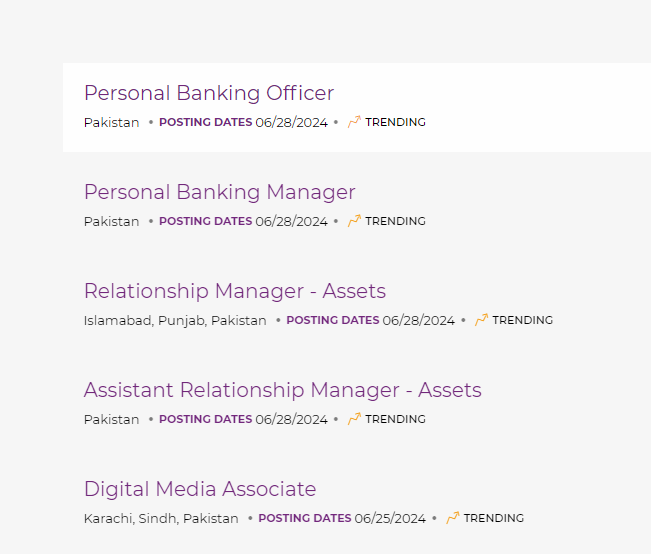 Personal Banking Officer Meezan Bank Jobs In Pakistan