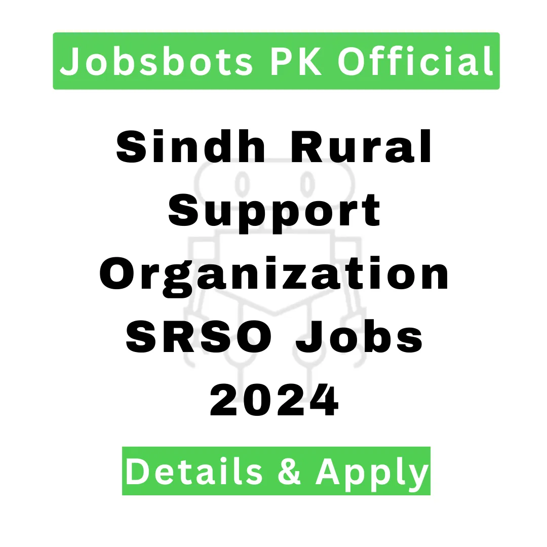 Sindh Rural Support Organization Srso Jobs 2024