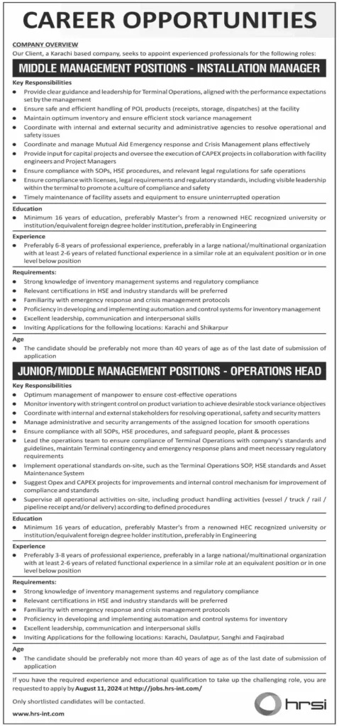 Human Resource Solutions International Hrsi Jobs 2024