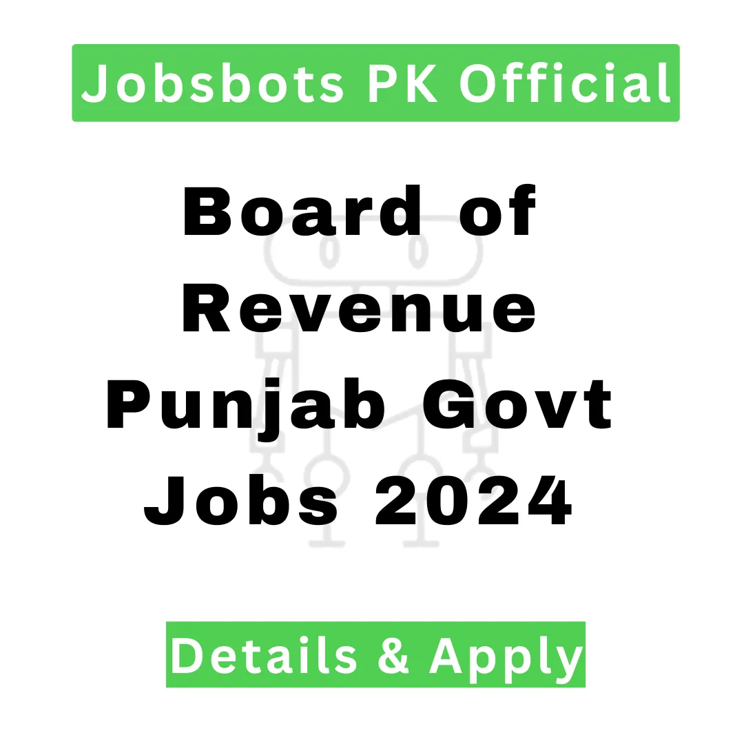 Board Of Revenue Punjab Govt Jobs 2024